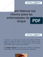 Vitaldent Valencia Nos Informa Sobre Las Enfermedades de en La Lengua