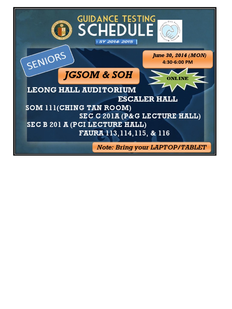 Leong Hall Auditorium Event Schedule | PDF