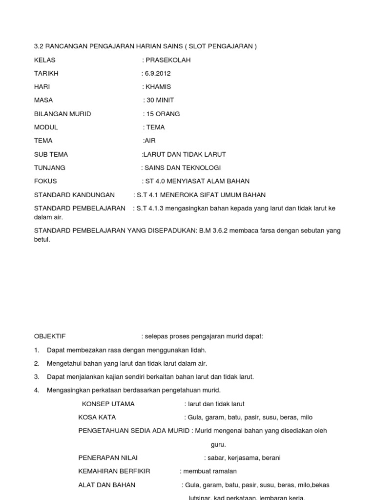 Slot Rph Tema Air Pdf