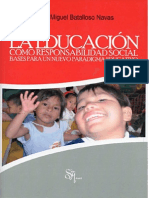 La Educación Como Responsabilidad Social