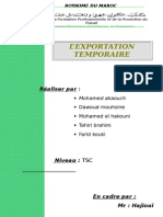 L'Exportation Temporaire