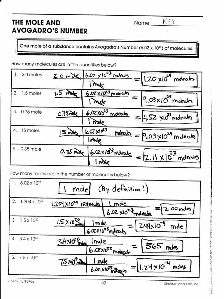 mole-and-avogadro-s-number-key