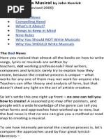 Download How To Write a Musical by John Kenrickpdf by Ivesnelson SN236808670 doc pdf