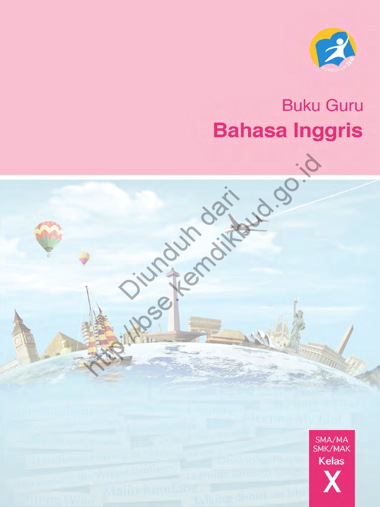  Bahasa  Inggris  Buku Guru  