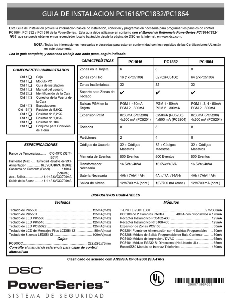 Manual DSC 1832 | PDF | Tecnología