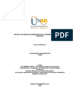 Modulo Evaluacion de Proyectos 1