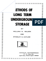 Methods of Long Term Underground Storage Nelson 1976