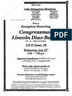 Reception For Lincoln Diaz-Balart