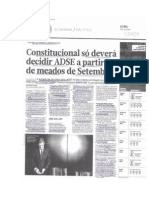 Aumento dos descontos para a ADSE (Diário Económico, 11 e 13 de Agosto de 2014)