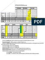 Structura Anului Scolar 2014 2015