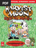 Harvest Moon Back To Nature Prima Guides