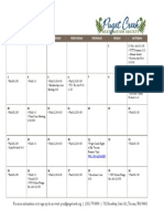 AUG-OCT 2014 Calendar