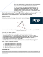 Teorema de Tales: Proporção entre segmentos cortados por retas paralelas