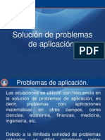 Solución problemas aplicación matemáticas