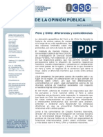 Estado Opinion Publica PERU - CHILE (Diversos Temas)