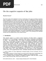 Cognitive Aspects of Jokes