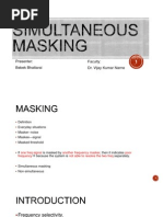 Simultaneous Masking