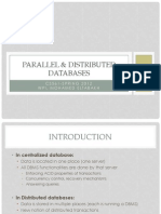 Parallel & Distributed Databases: C S 5 6 1 - S P R I N G 2 0 1 2 Wpi, Mohamed Eltabakh