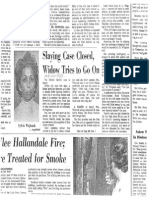 Newspaper clipping from after Sylvia's acquittal