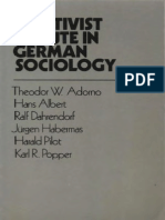 Adorno, T - Positivist Dispute in German Sociology (Heinemann, 1976)