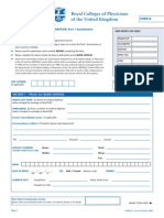 Royal Colleges of Physicians of The United Kingdom: Form B