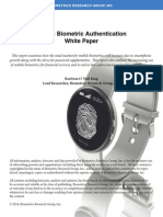 Mobile Biometric Authentication Report