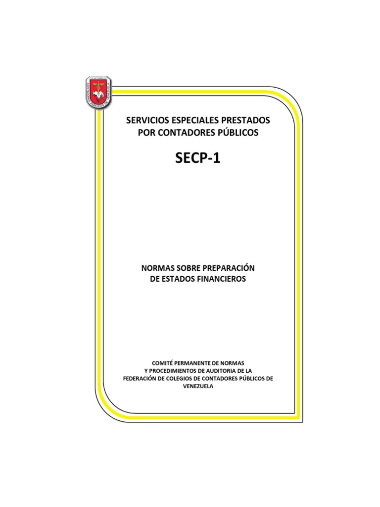 Secp 1 | PDF | Contador | Contabilidad
