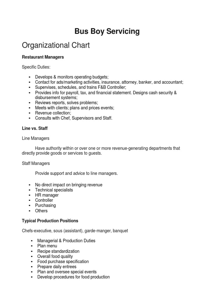 Bus Boy Servicing | PDF | Tableware | Housekeeping