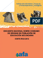 Consumo Drogas Juventud Escolarizada 2012