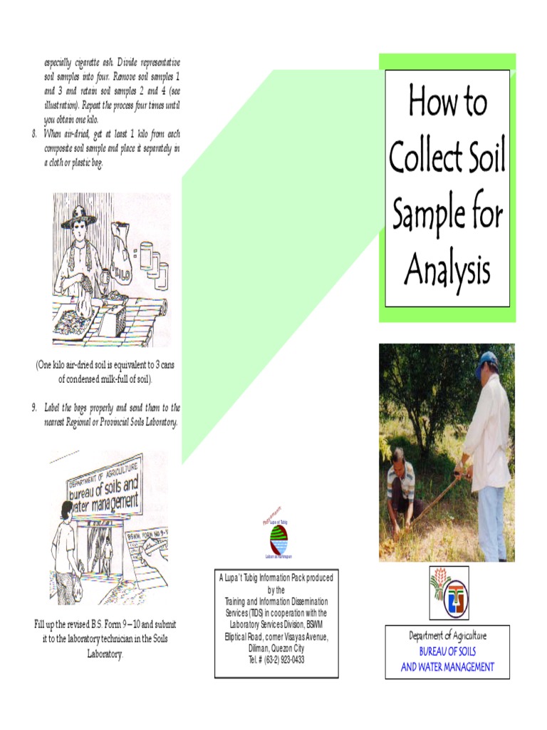 How To Collect Soil Sample For Analysis | PDF | Topsoil | Soil