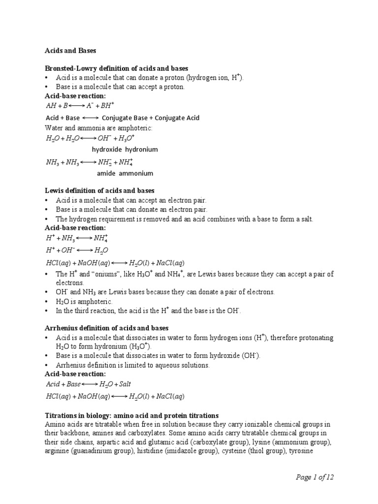 Titration Theory e PDF Acid Dissociation Constant Acid