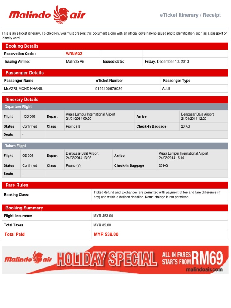 Cara Beli Tiket Kapal Terbang Flight Malindo Air Secara Online Nothing To Somethings