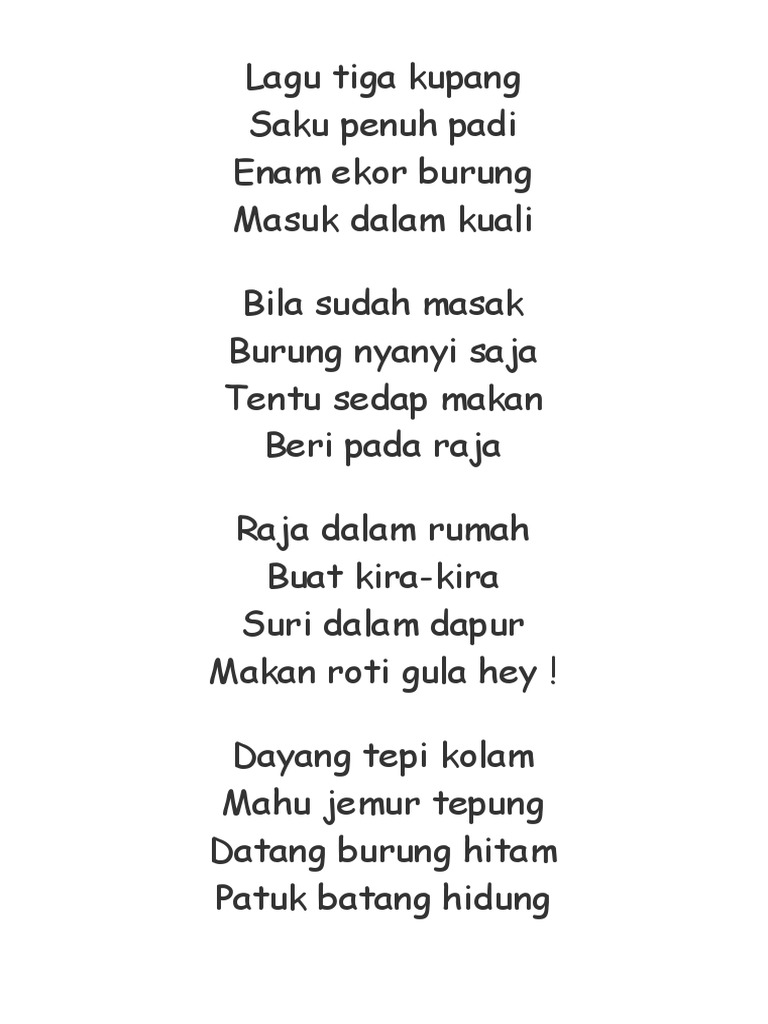 46+ Lagu tiga kupang chord info