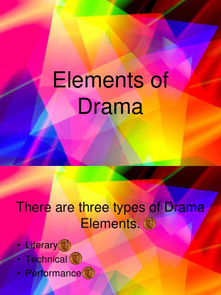 Elements of Drama PP PDF