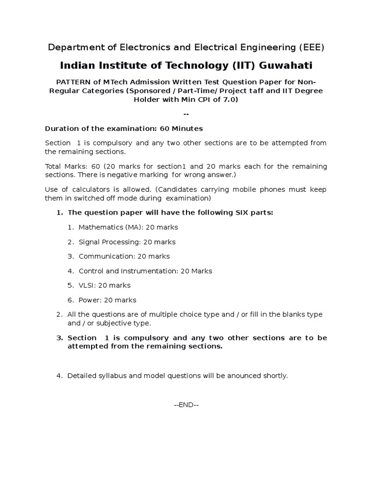 MTech Syllabus | PDF
