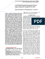 Grid Connected Wind Energy System for Power Quality Improvement by using STATCOM