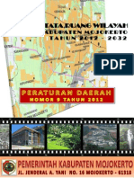 Peraturan Daerah Kabupaten Mojokerto Nomor 9 Tahun 2012 Tentang Rencana Tata Ruang Wilayah Kabupaten Mojokerto Tahun 2012 - 2032