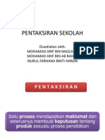 PENTAKSIRAN SEKOLAH