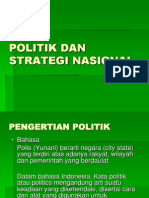 Politik Dan Strategi Nasional