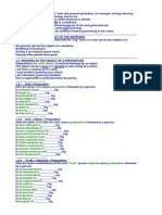 Gerunds and Infinitives