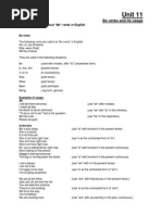 Be Verbs and Its Usage