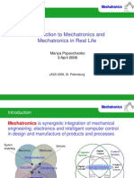 Introduction To Mechatronics and Mechatronics in Real Life: Mariya Popovchenko 3 April 2006