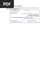 Sample Money Order Template | PDF