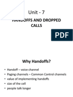 Handover & Drop Call 