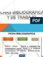 Fichas bibliográficas y resúmenes de varios documentos