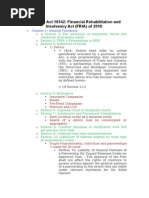 (Specpro) Outline of Republic Act 10142