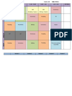 Timetable Planning Term 2 Week 2