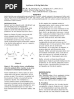 Download Synthesis of Methyl Salicylate by Martin Hernandez SN236894719 doc pdf
