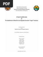 Frugies Smoothies Production Manuscript