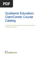 Guide Wire Education Claim Center Course Catalog